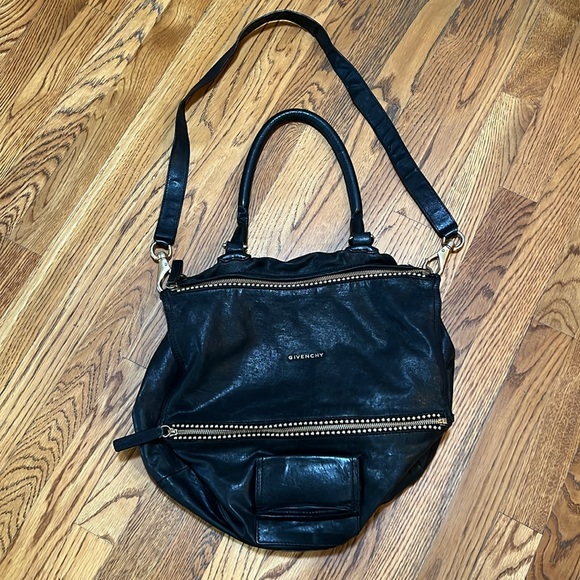 Givenchy handbag with gold ball embellishments. - Picture 9 of 9